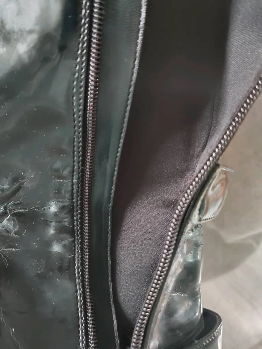 Black tall boots high heels size fits 35 36 - Image 4