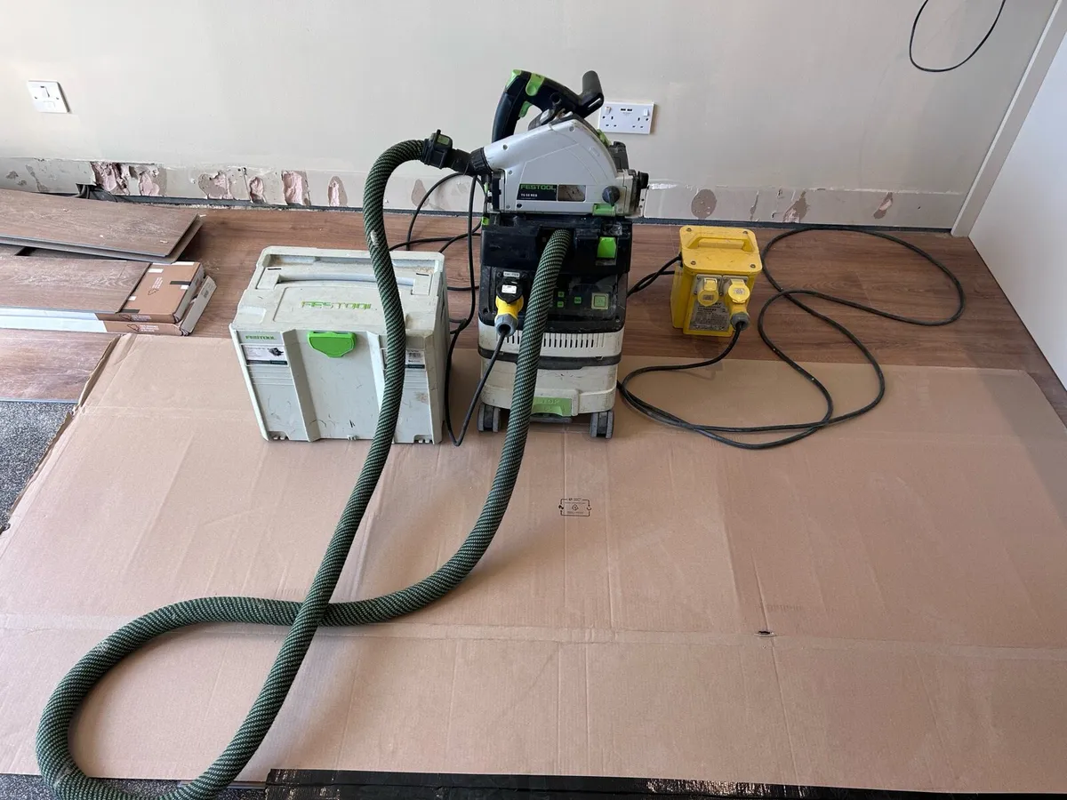 Festool saw + extractor + 110 transformer - Image 1