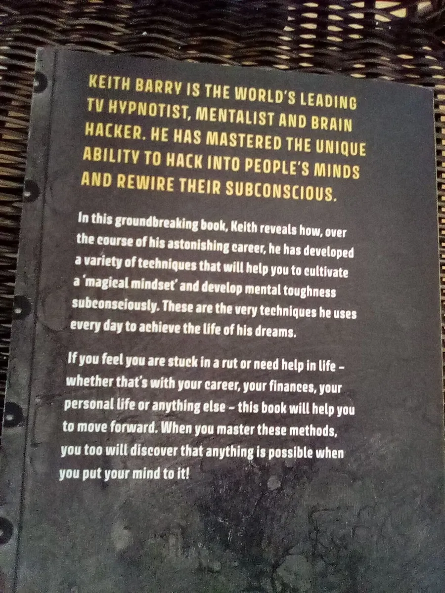 Keith barry book - Image 3