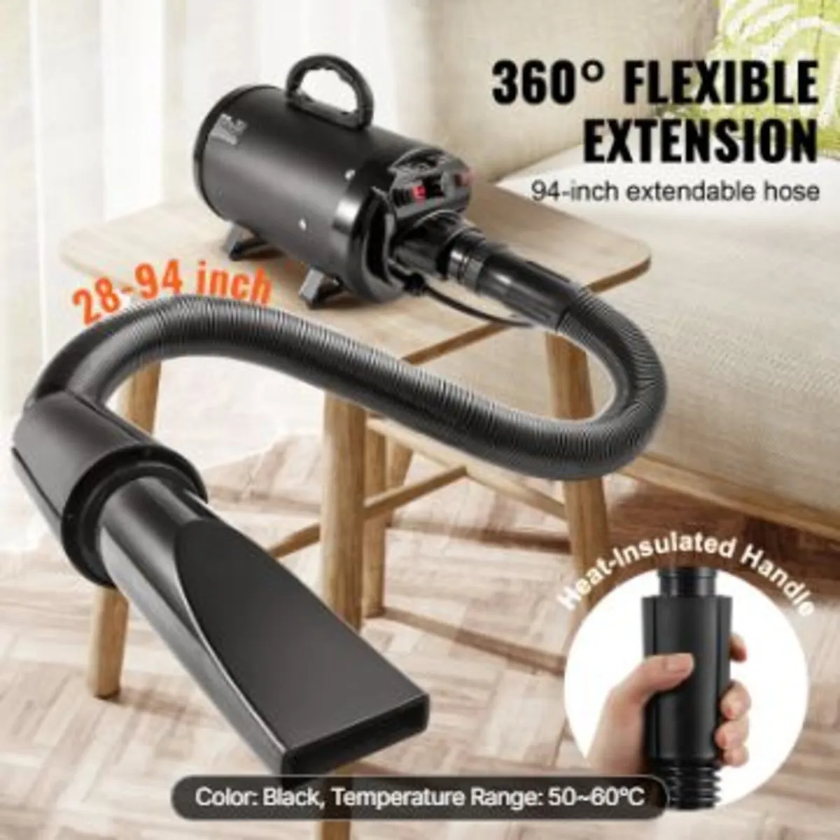 Dog Dryer, 2000W/2.7HP Dog - Image 4