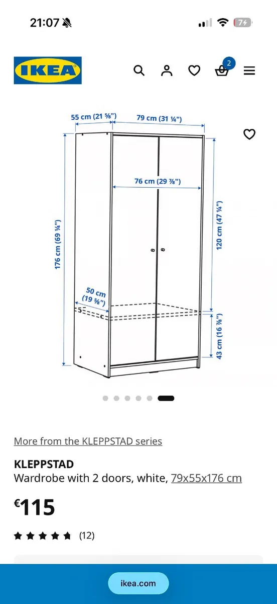 Ikea Wardrobe - Image 2