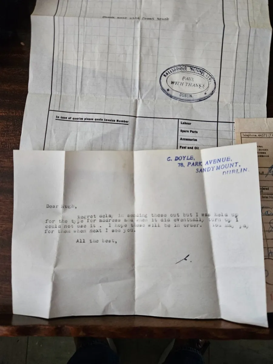 Vintage Invoices - Image 2