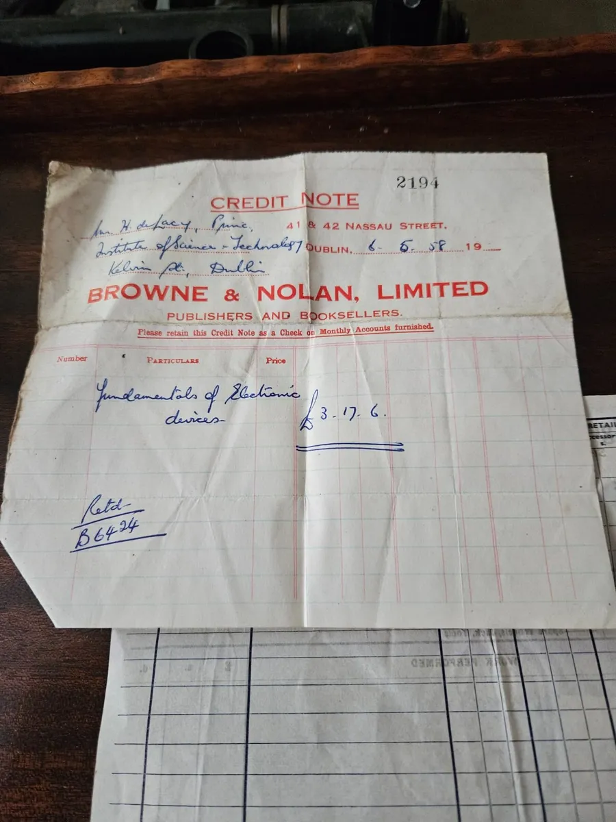 Vintage Invoices - Image 3