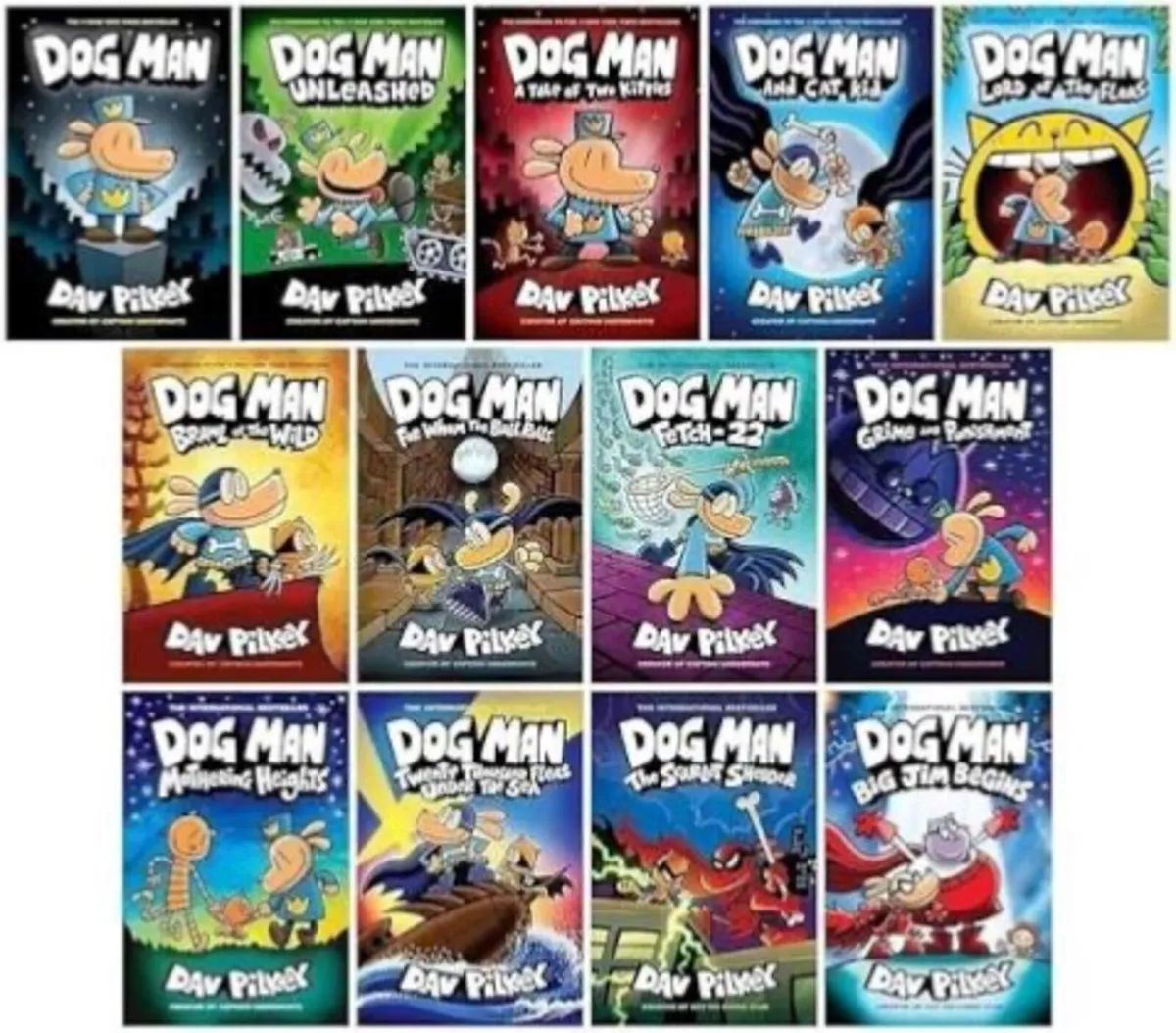 BRAND NEW Dogman Series 1-13 Complete Books Set