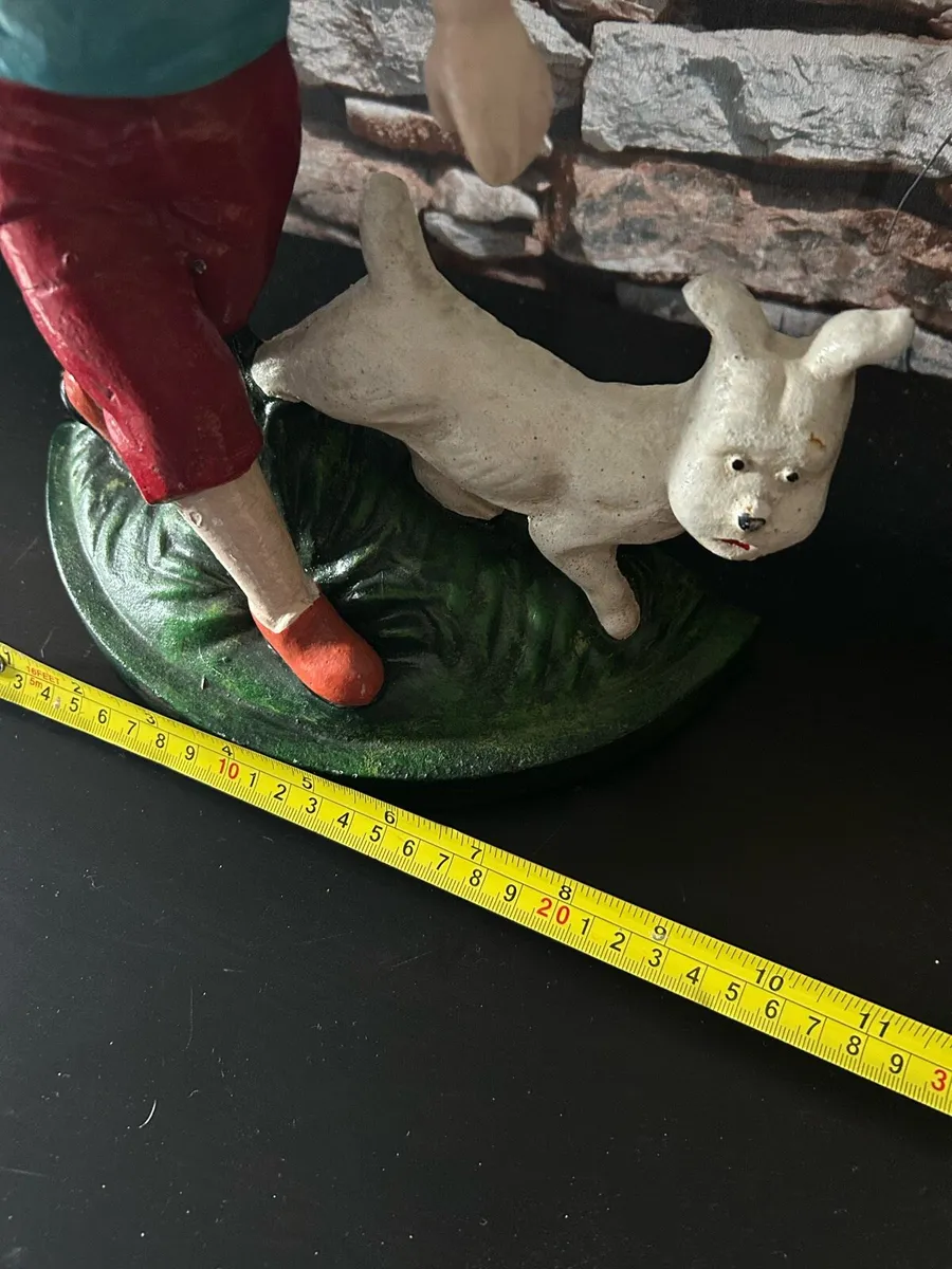 Tintin & snowy cast iron - Image 3