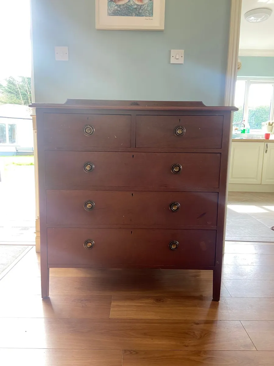 Oak Chest of Drawers - Image 2