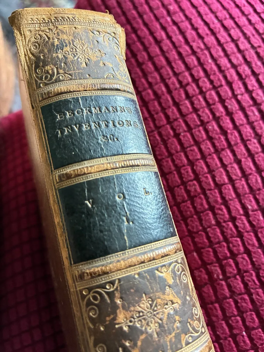 Beckmann’s History of Inventions-1846 - Image 1