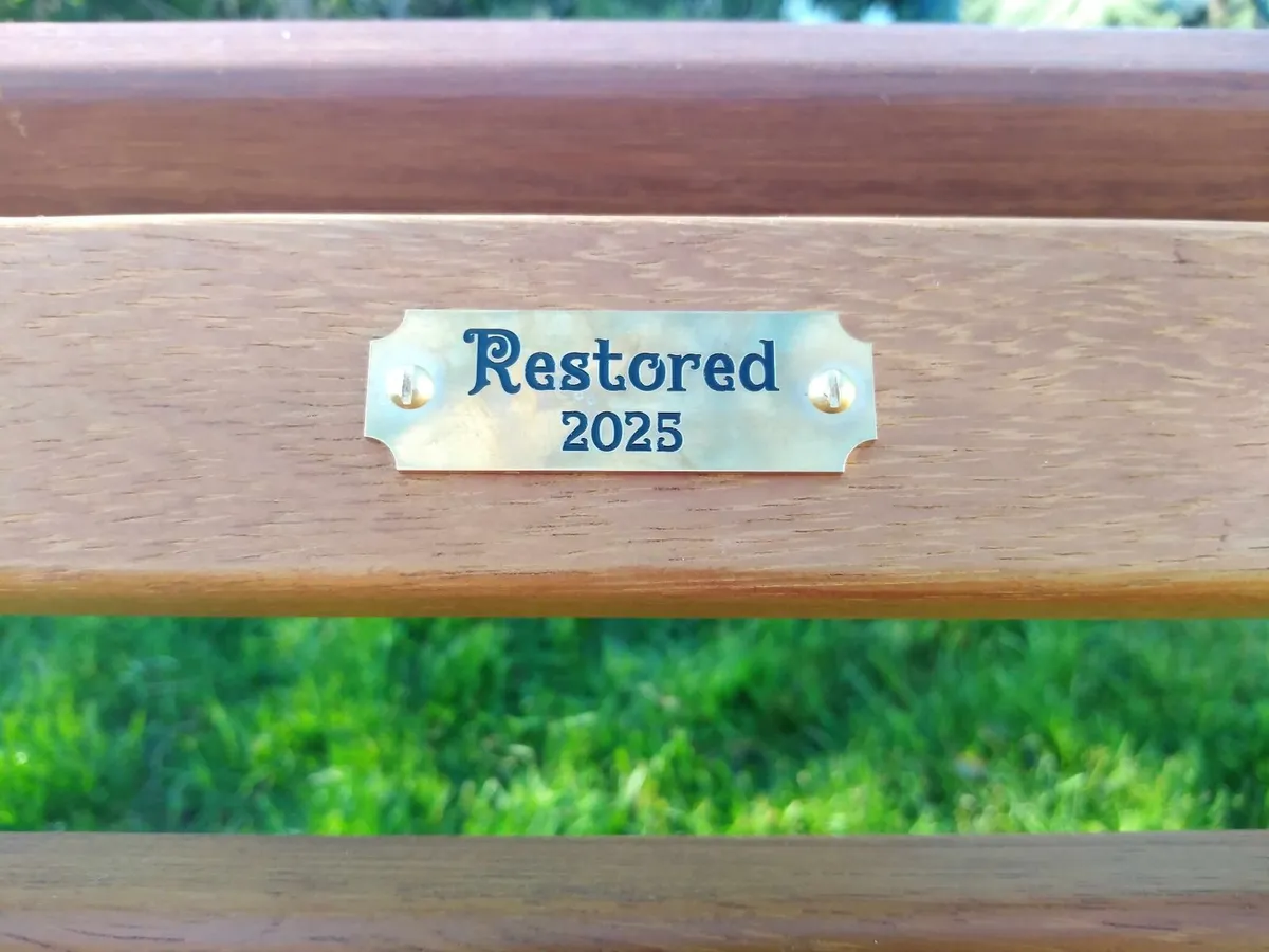 Heritage Cast Iron Garden Bench - Fully Restored - Image 4