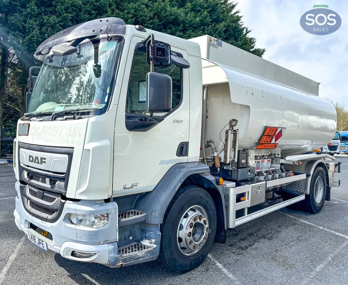 2018 DAF LF 260 FA Rigid Tanker - Image 1