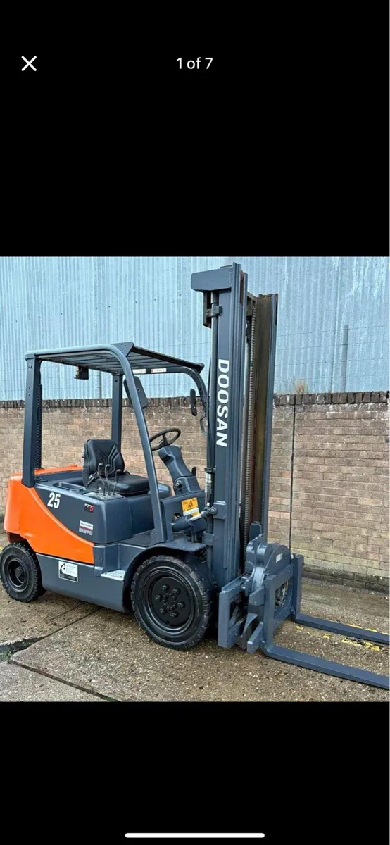 Doosan forklift & rotator