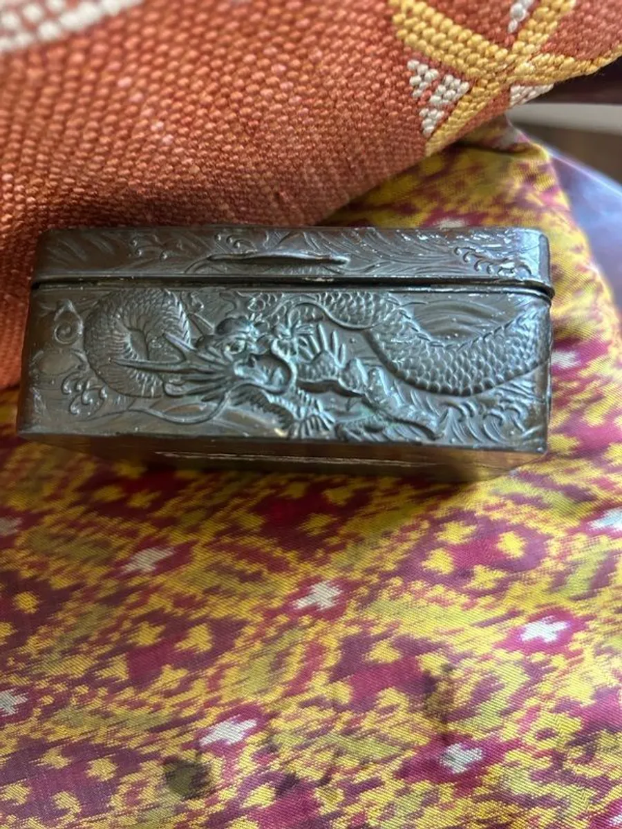 Antique Japanese Trinket Box late Meiji Period - Image 2