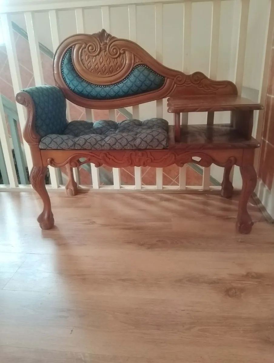 Antique telephone chair - Image 1