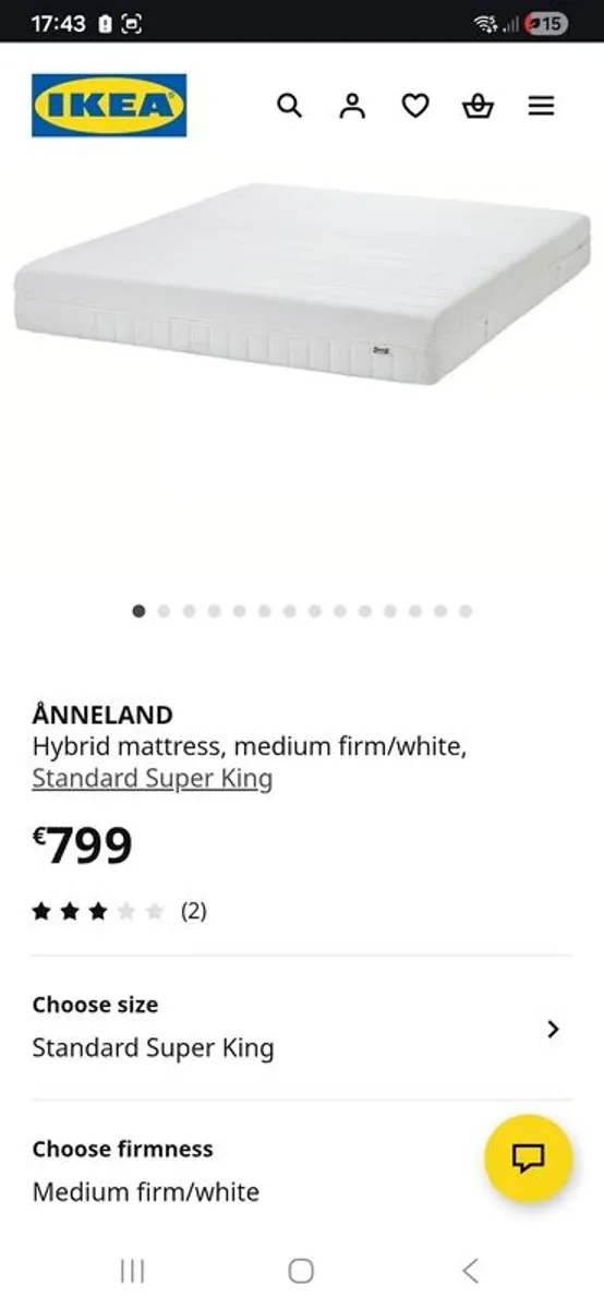 super king mattress (brand new) - Image 3