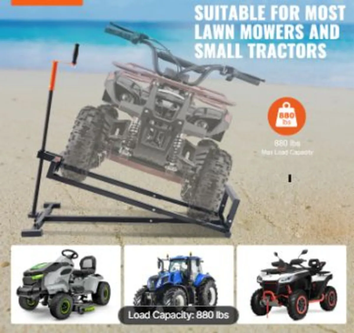 Ride on Lawn Mower Lift Jack - Image 2