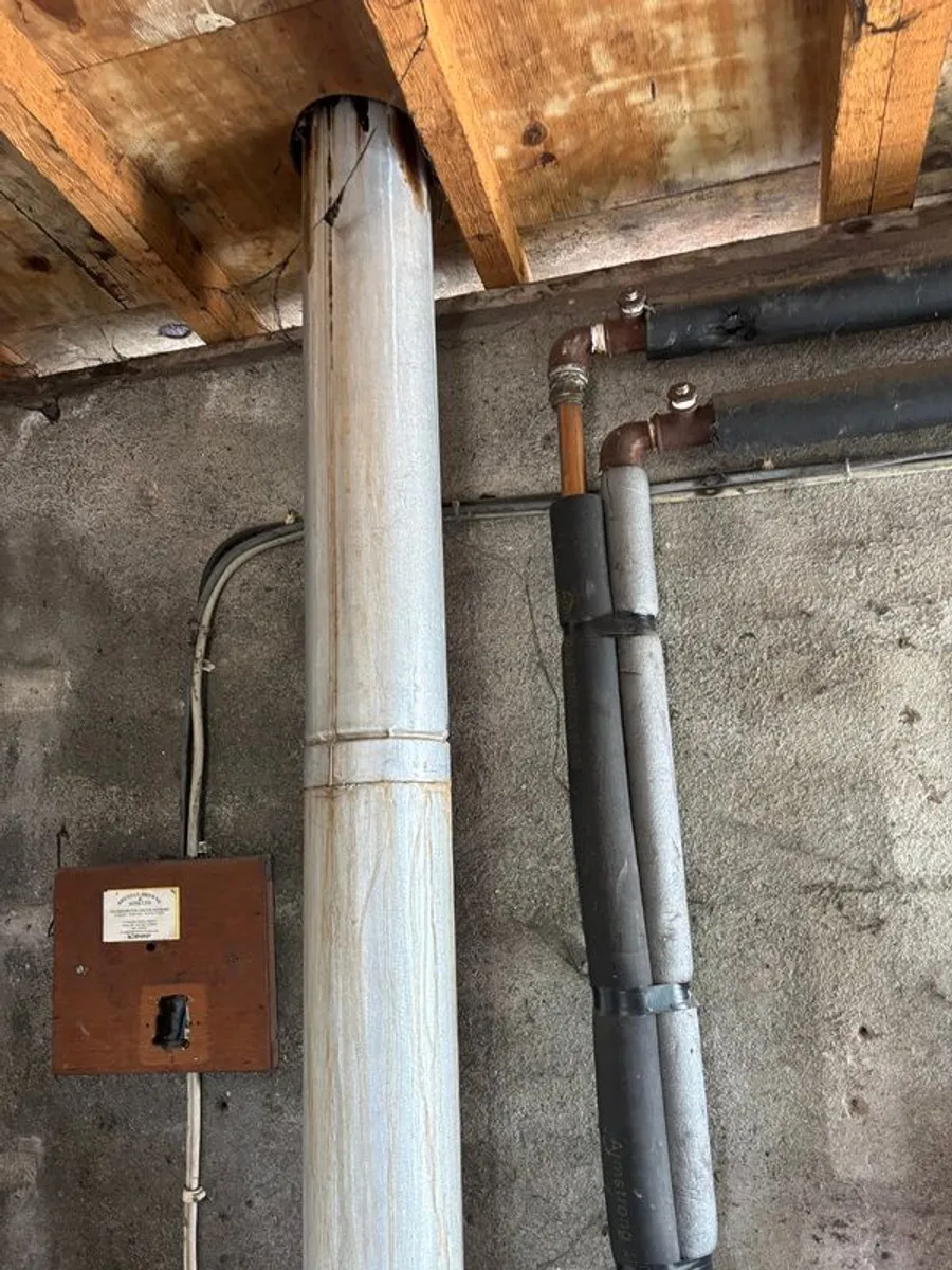 Oil fired Firebird Popular 82 boiler and oil tank for sale - Image 4