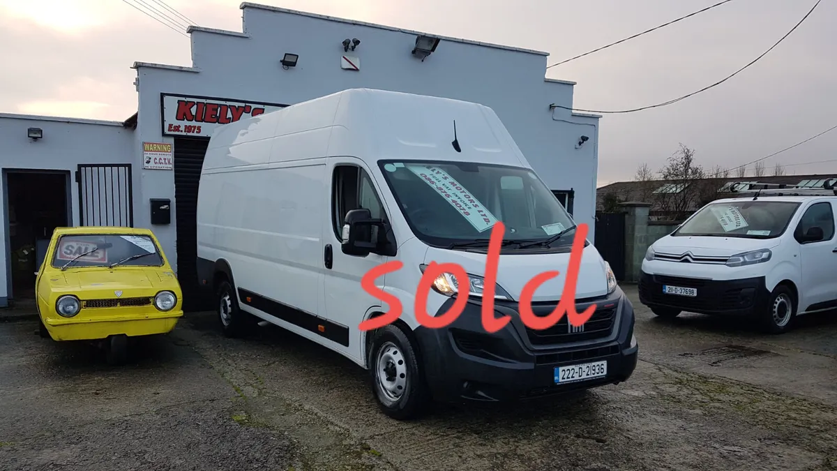 Fiat Ducato MAXI 222D 160BHP 2.2 VAT INVOICE - Image 1