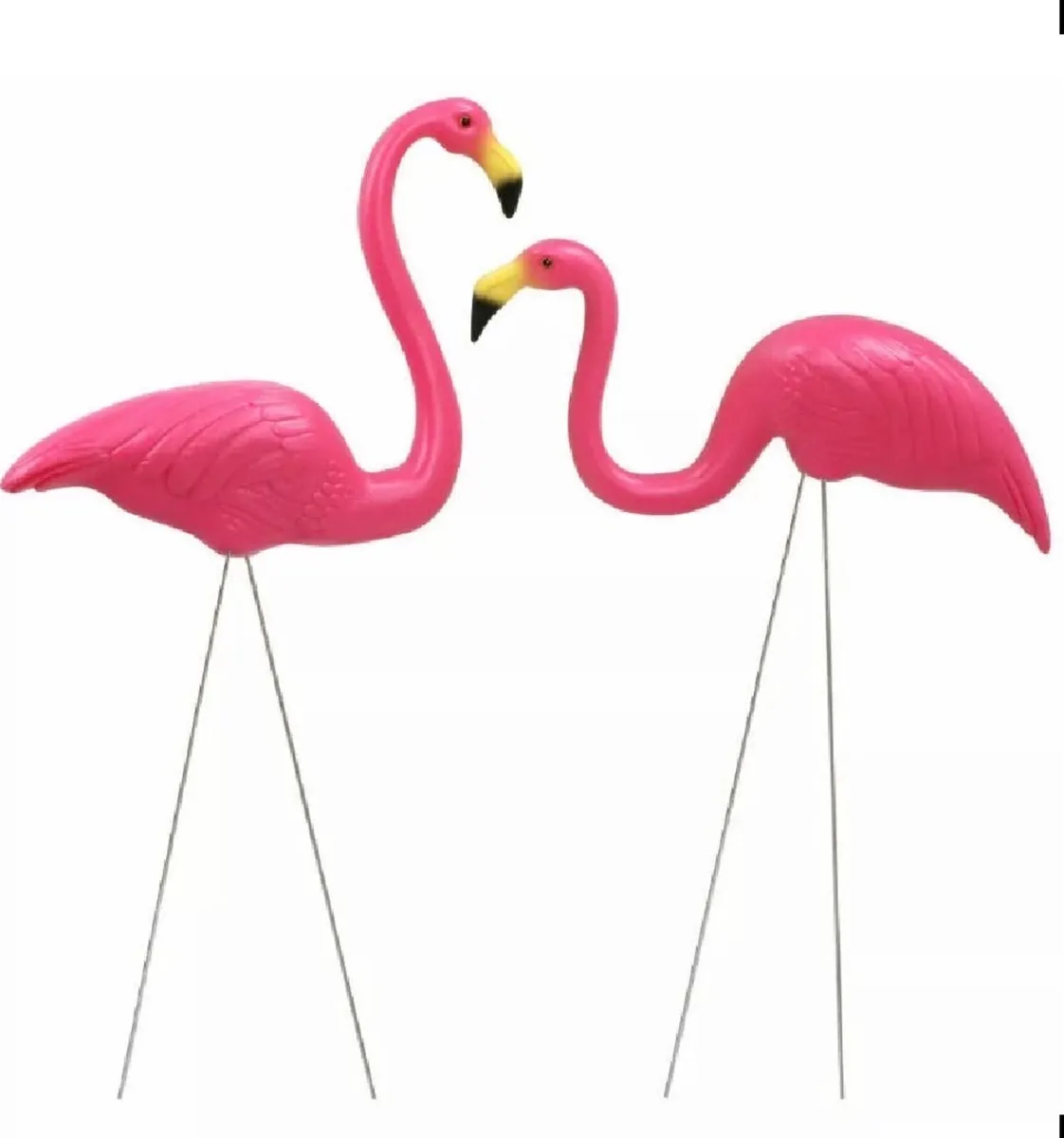 Set of 2 or 4 Lawn Flamingos Garden Ornaments - Image 3