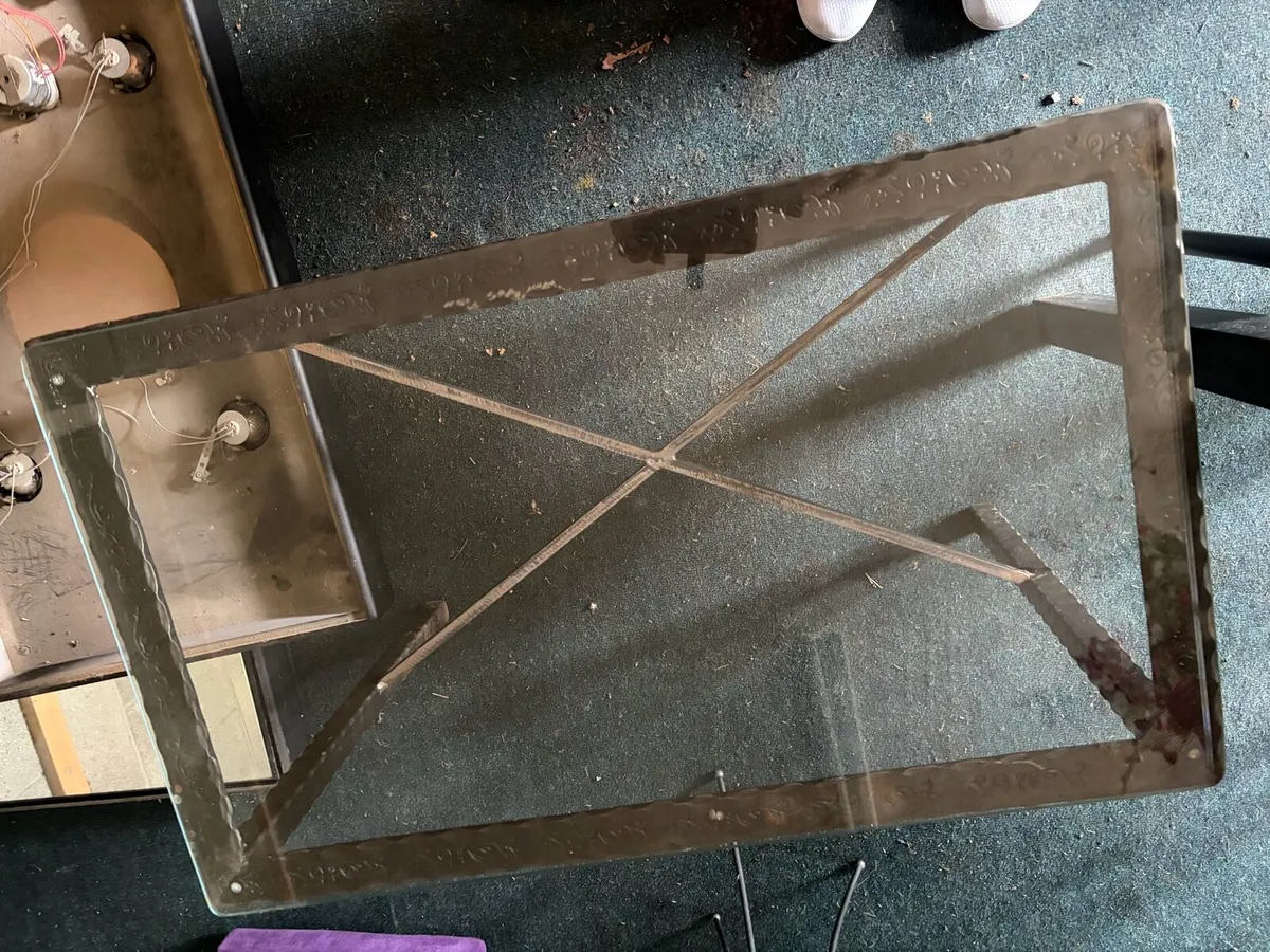 Wrought iron coffee table - Image 1