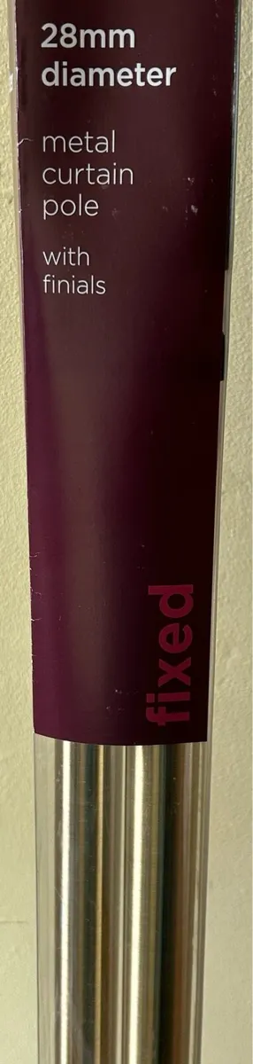 NEW - Dunelm Antique Brass 240cm Curtain Pole (x2) - Image 2