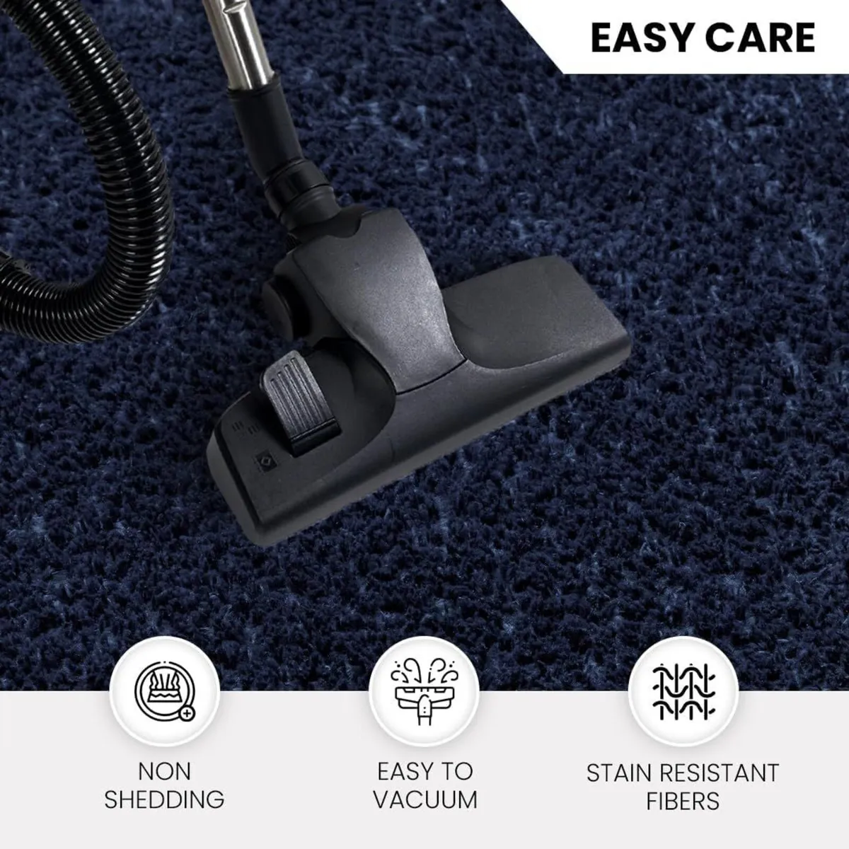 Claire Shaggy Berber Carpet 160x213 cm Soft - Image 2