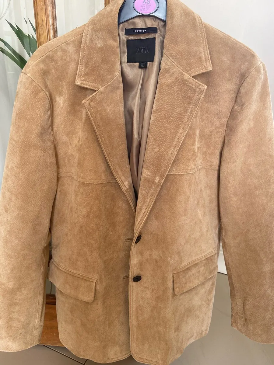 Leather suede jacket - Image 1