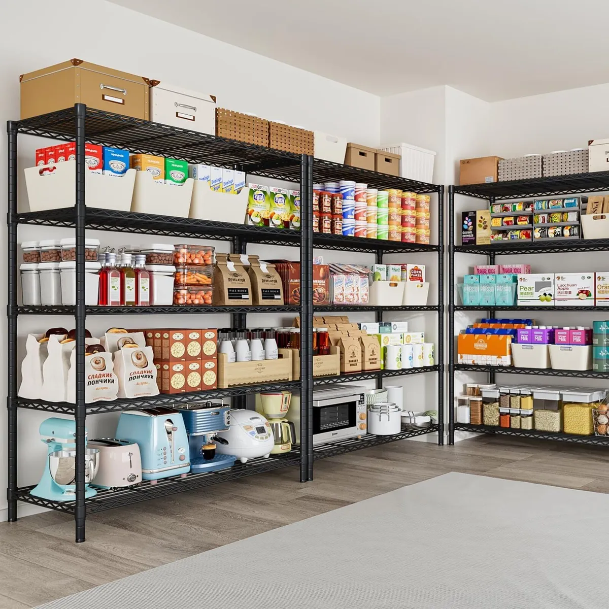 5-tier Storage Shelf Heavy Duty Shelving Unit 115 - Image 4