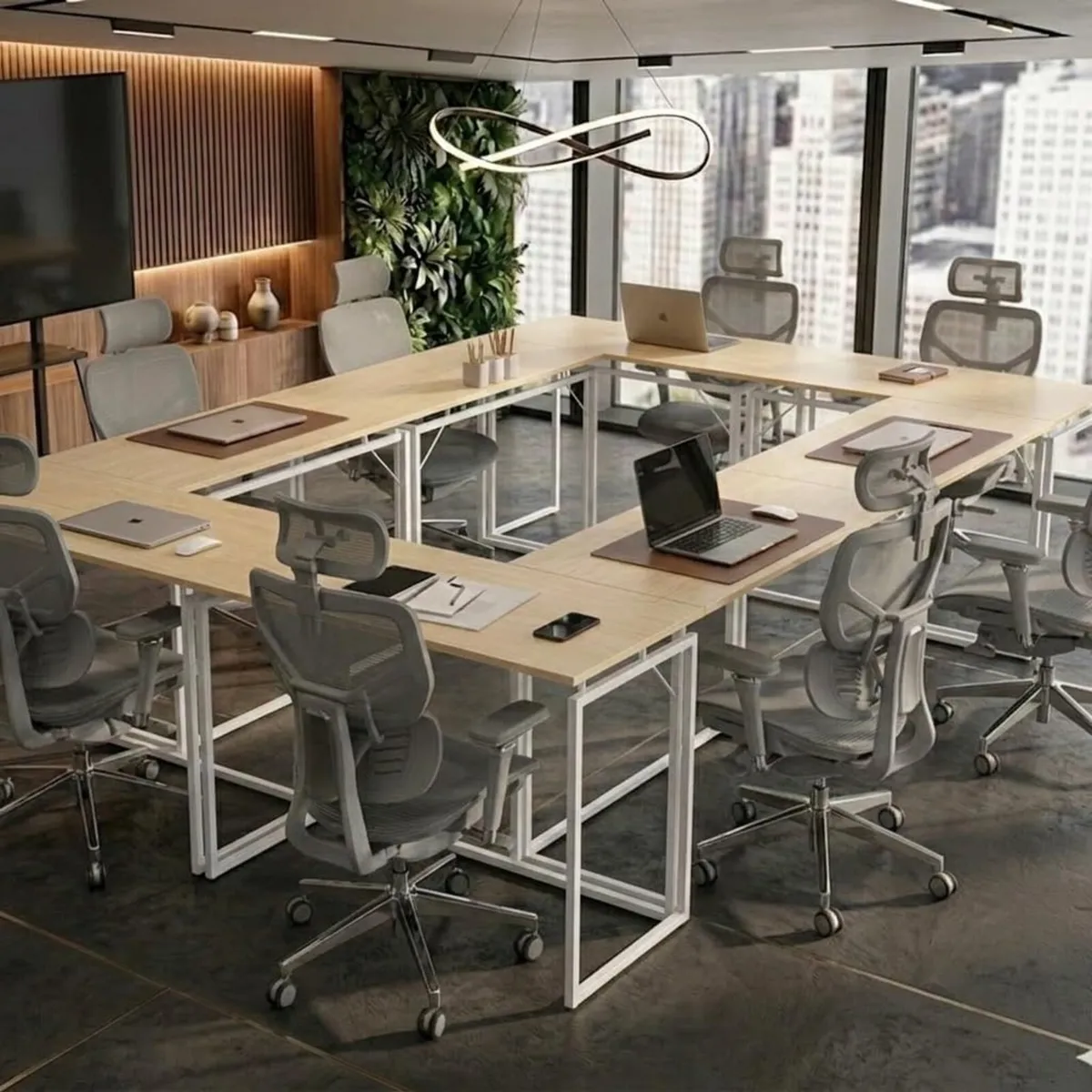 F5 Folding Desk 80 x 40 cm No Assembly Ready to - Image 2