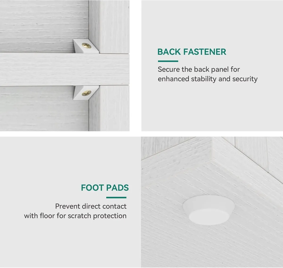 Bookcase Floorstanding Bookshelves with Cupboard - Image 4