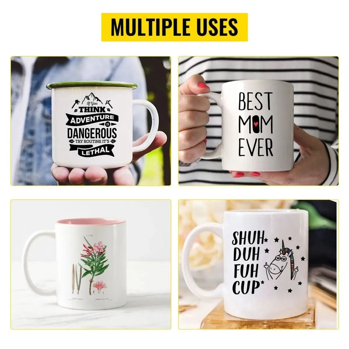 Heat Press Tumbler Mug Transfer Sublimation Kit - Image 2