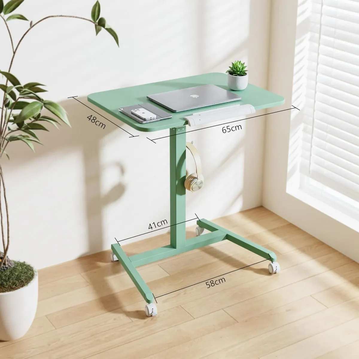 Mobile Standing Desk with 90degrees Tiltable - Image 3