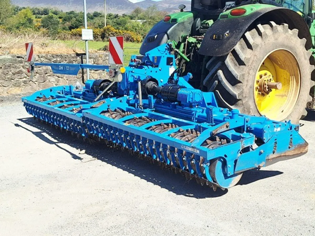 2020 Lemken Zirkon 12K Folding Harrow (26197) - Image 1