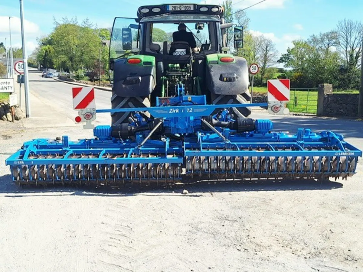 2020 Lemken Zirkon 12K Folding Harrow (26197) - Image 2