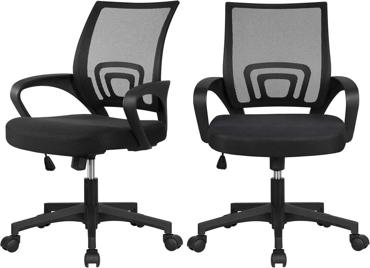 Executive Office Chair Set of 2 Ergonomic - Image 1