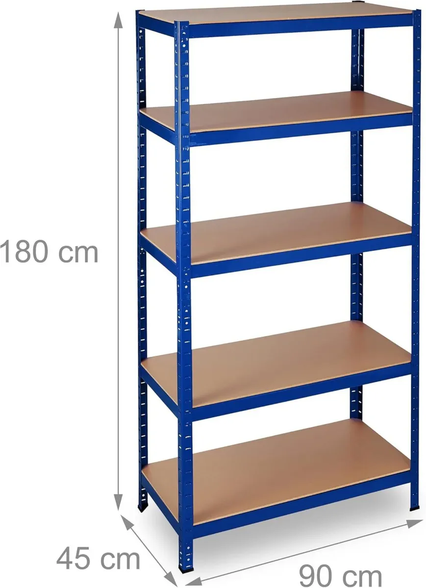 Heavy Duty Shelf Capacity kg 5 Tiers Modular Rack - Image 3