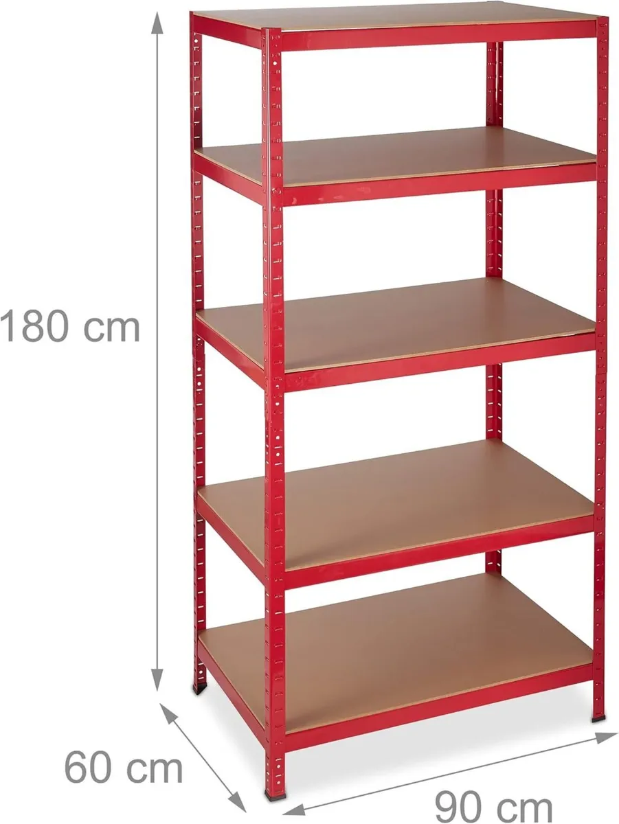 Heavy Duty Shelf Unit 5 Tiers Capacity kg Modular - Image 3