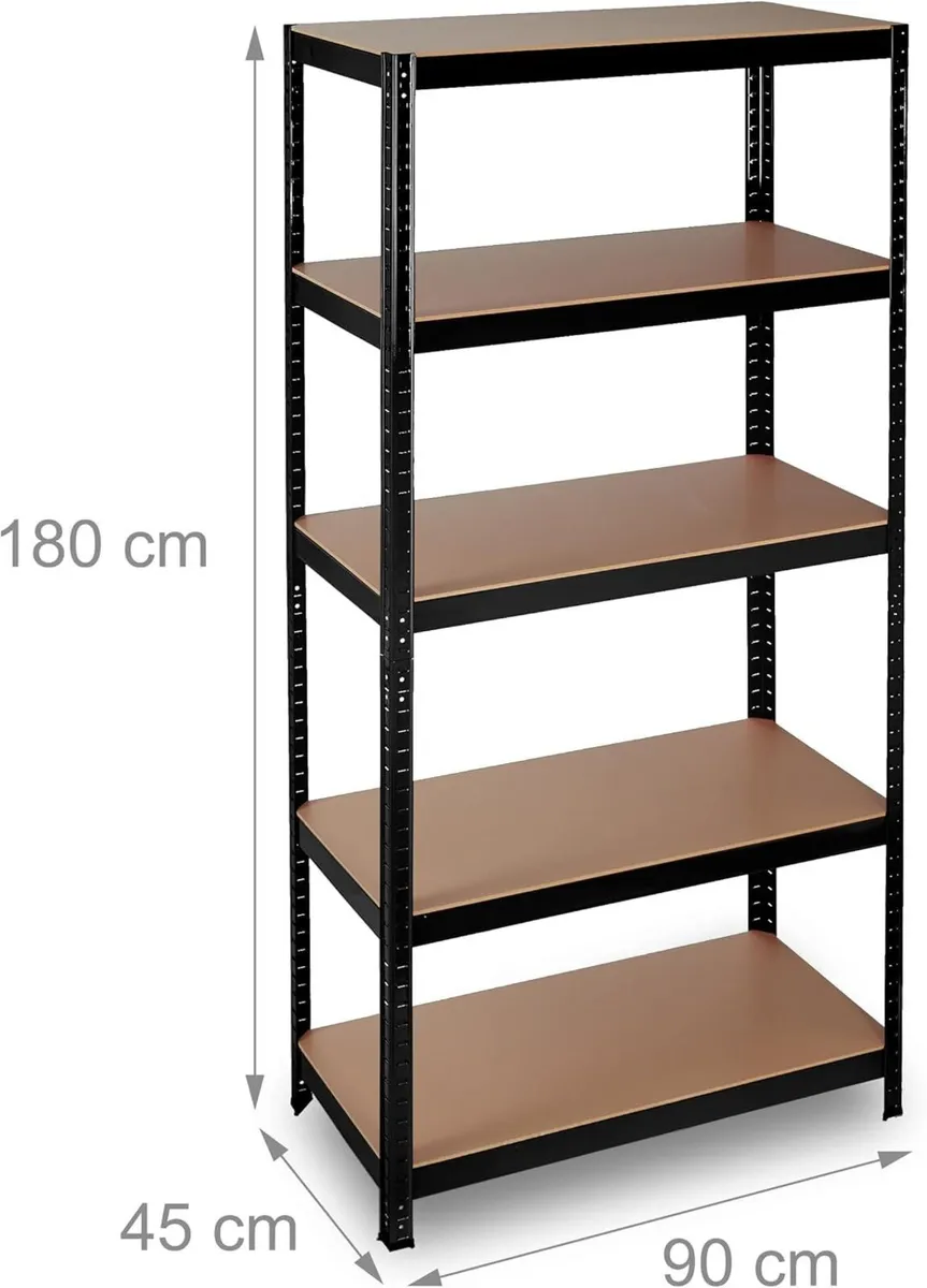 Heavy-duty Shelving Capacity 875 kg 5 Tiers - Image 3