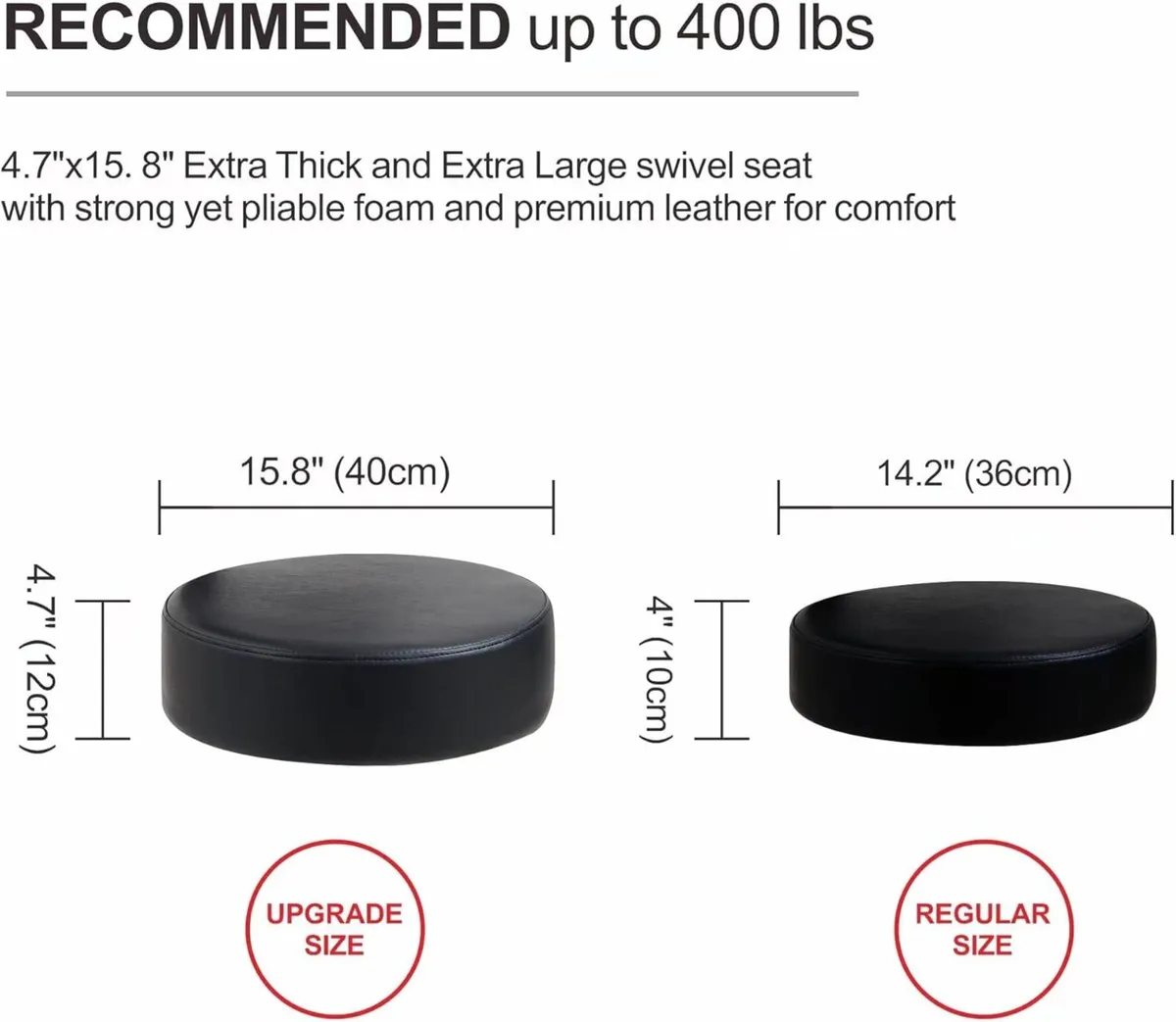 Grace Height Adjustable Rolling Swivel Stool - Image 3