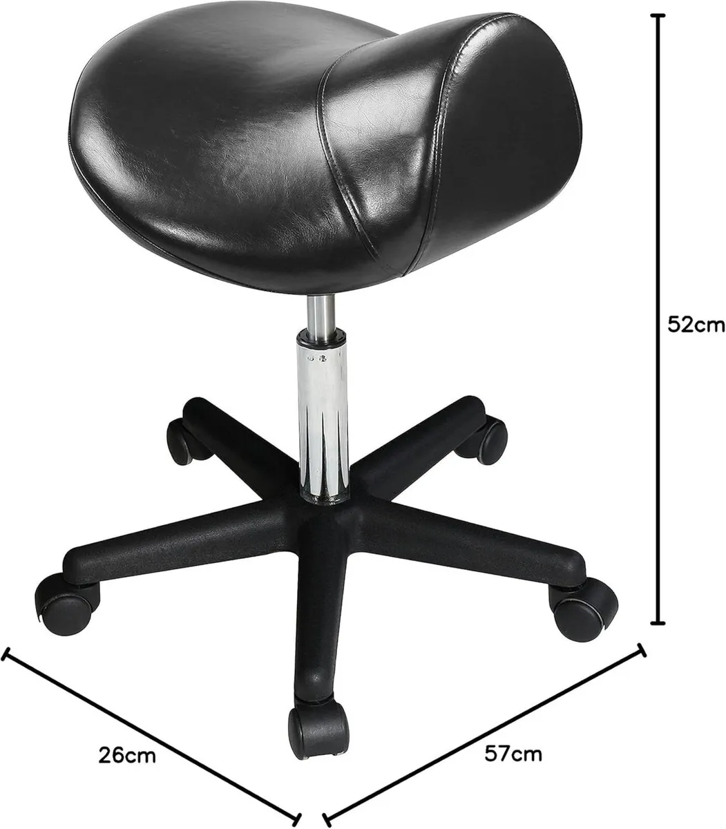 Master Massage Ergonomic Swivel Saddle Rolling - Image 2
