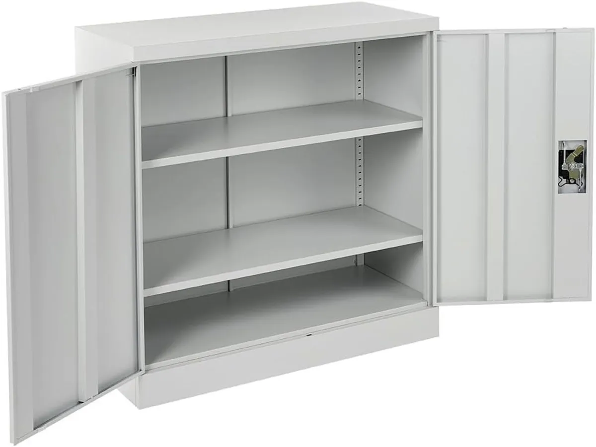 MMT Office Storage Cabinet Metal Cupboard with - Image 3