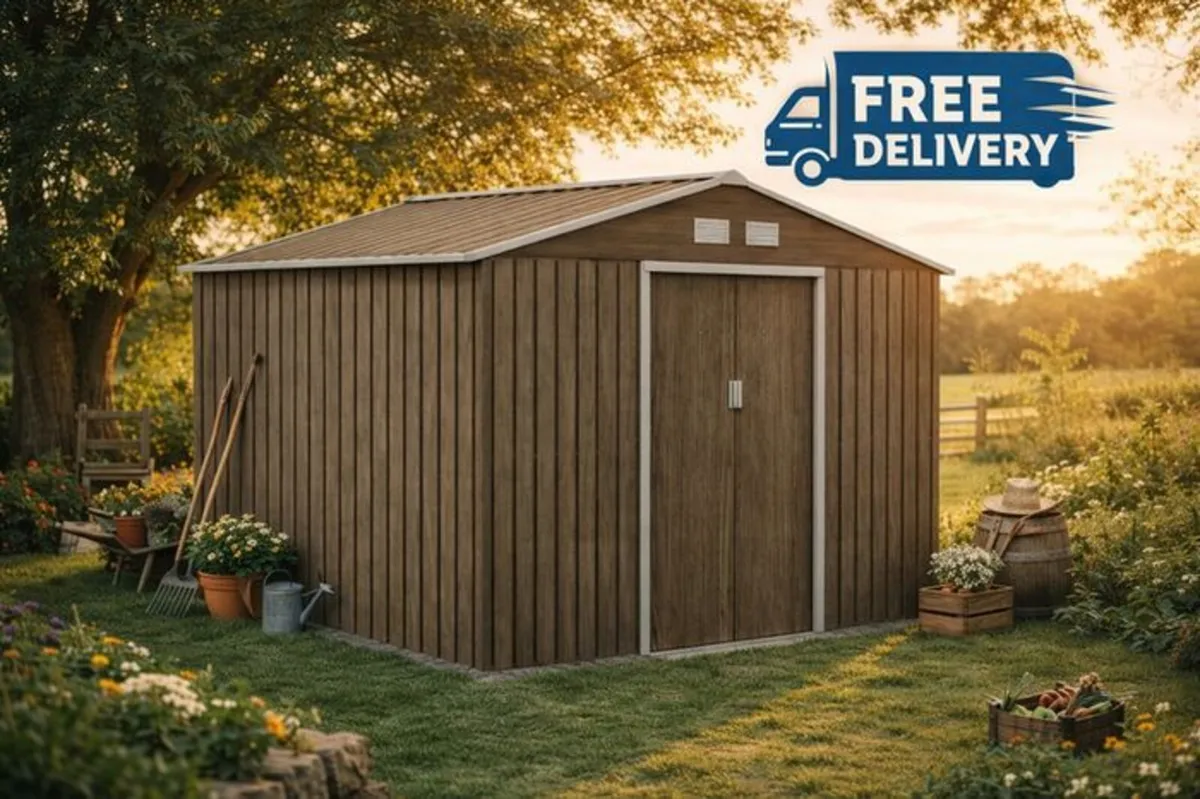 Metal Shed 9 x 6ft - Image 3