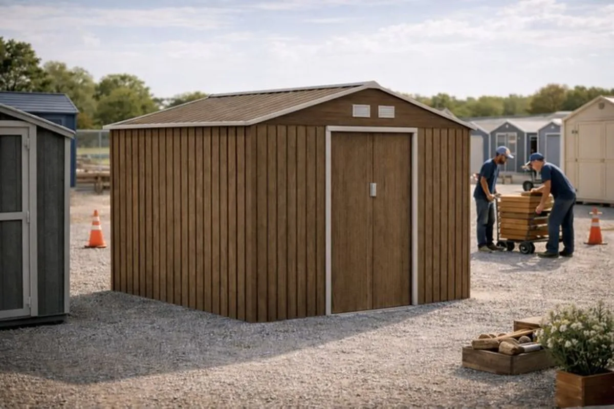 Metal Shed 9 x 6ft - Image 1