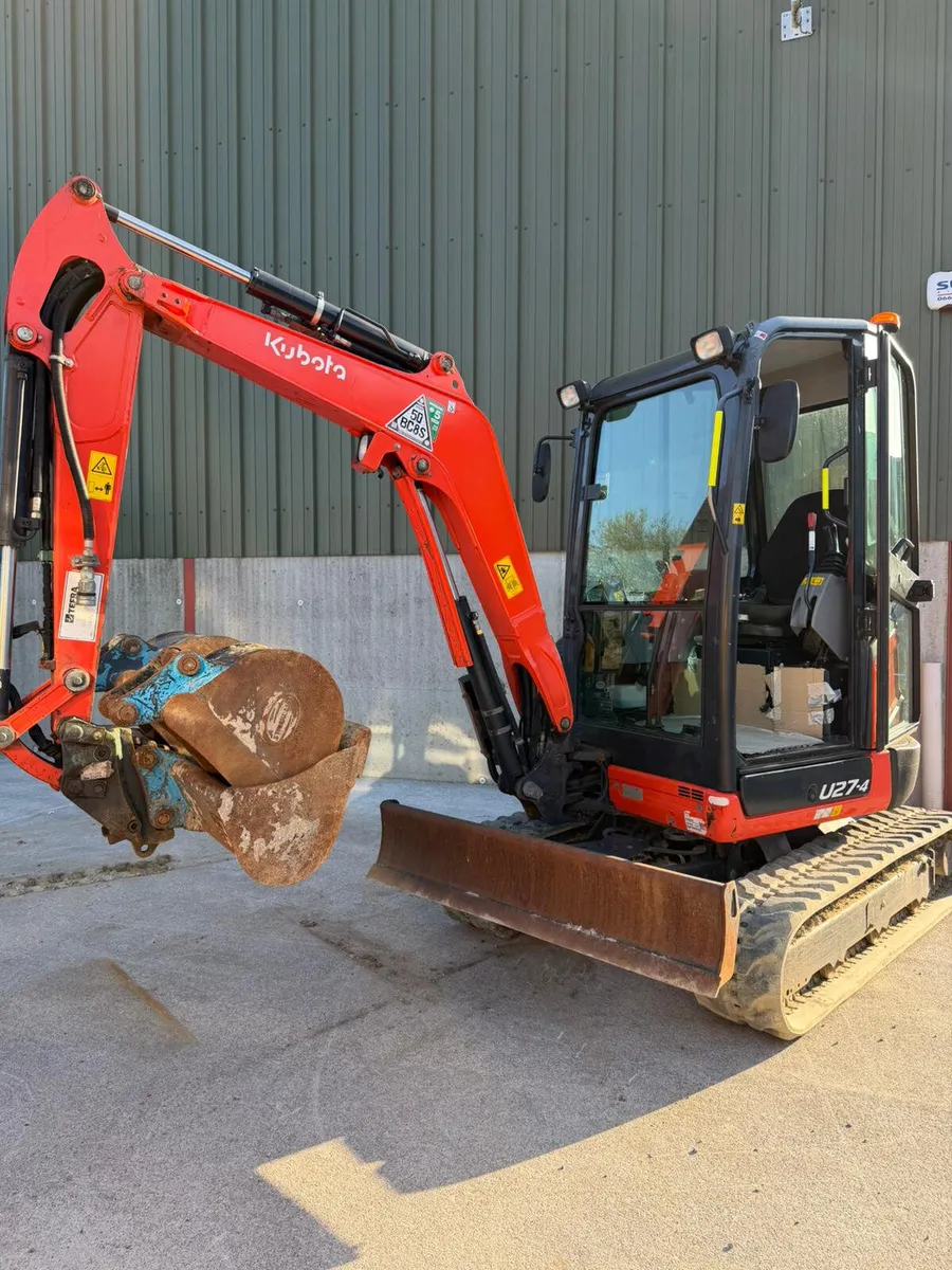 Kubota U27 Mini Excavator  - Low hours - Image 1