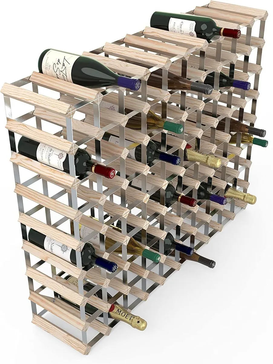 90 Bottle Traditional Wine Rack - Kit Natural - Image 1