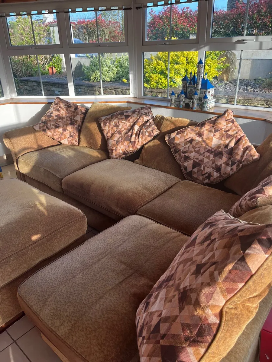 Couch & Footstool - Image 3