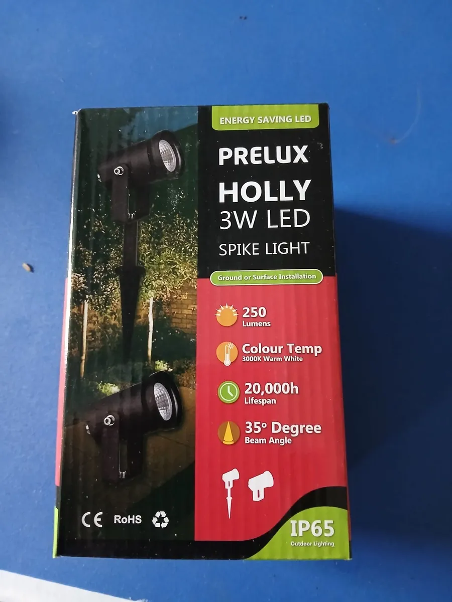 3 x LED GARDEN LIGHT FITTINGS - Image 3