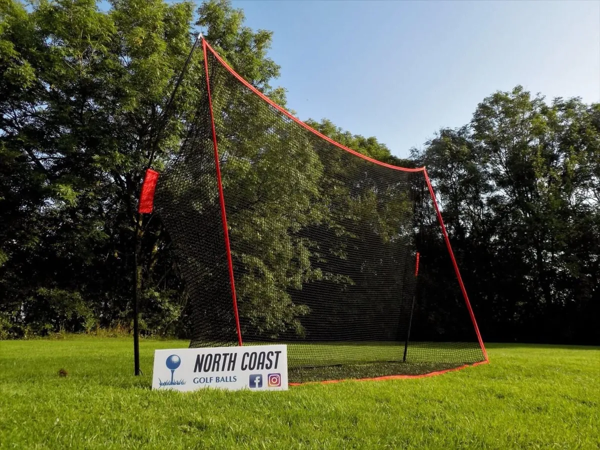 Golf net (10x7 ft) portable golf practise net - Image 4
