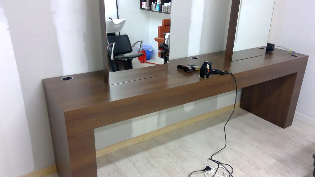 Hair salon dressing out station x4 - Image 1