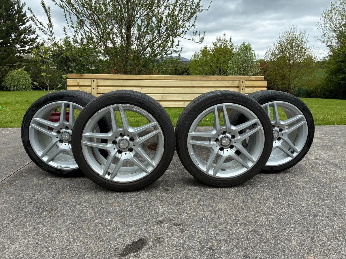 AMG Mercedes 18inch Alloys with tyres - Image 1