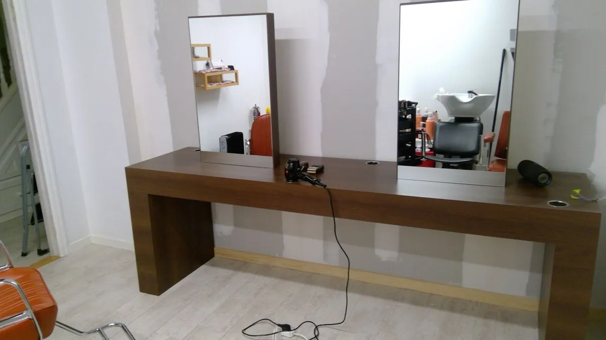 Hair salon dressing out station x4 - Image 2