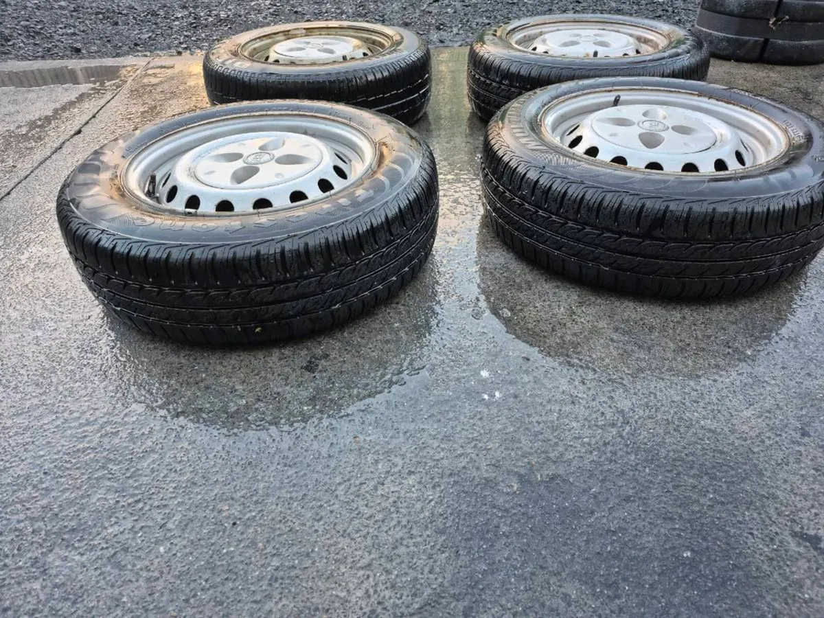 4FIAT DOBLO WHEELS 175/70R14 CONDITION FANTASTICDU - Image 4